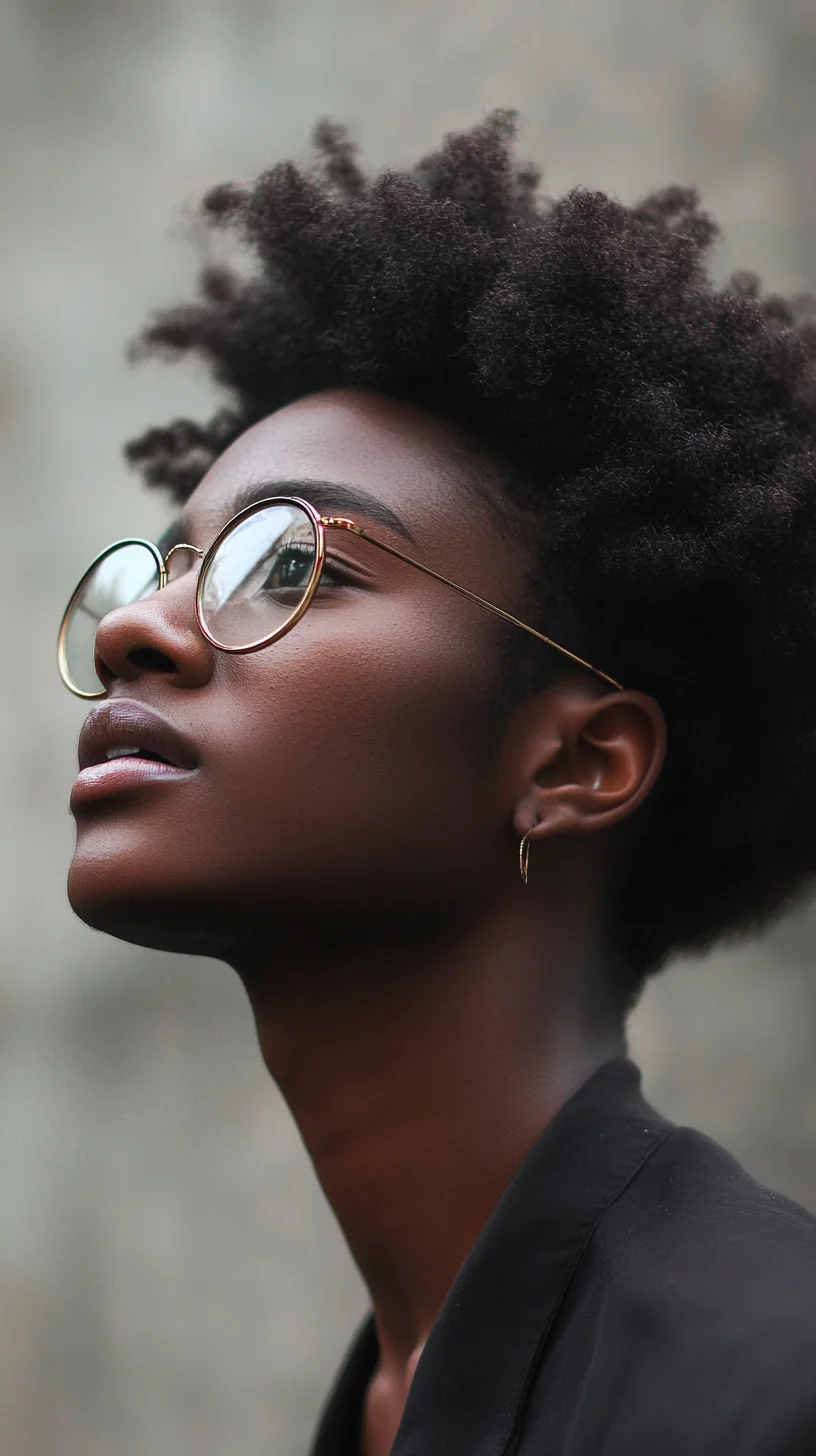 Elevate Your Look with a Bold, Natural Textured Afro