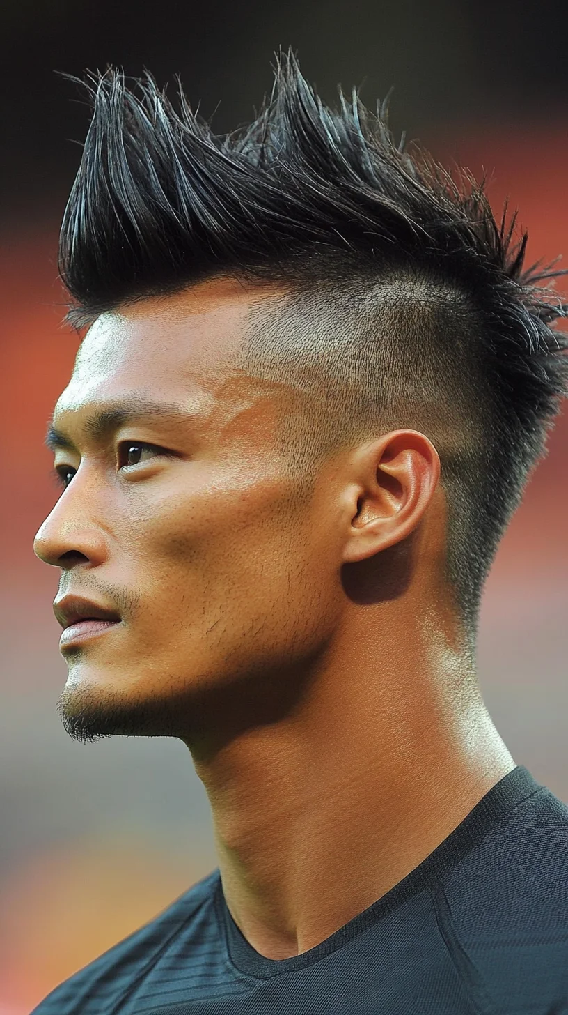 Elevate Your Look with a Bold Textured Mohawk: Unleashing Confidence and Style