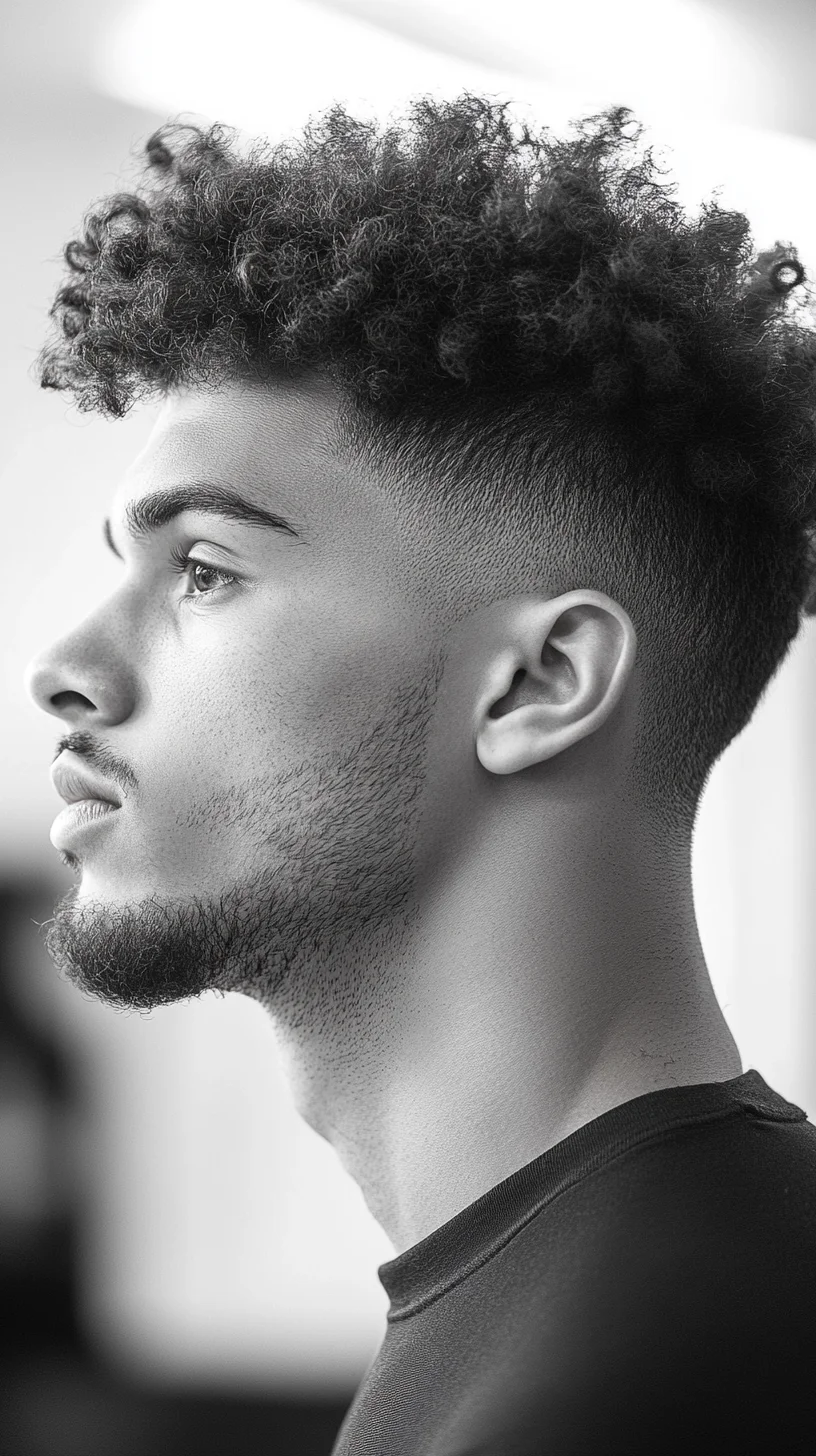 Elevate Your Look with a Fresh Curly Fade: Effortless Style for the Modern Man