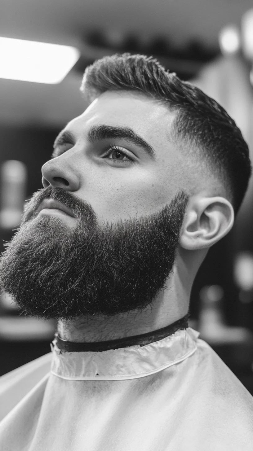 Elevate Your Look with a Ruggedly Handsome Full Beard Style
