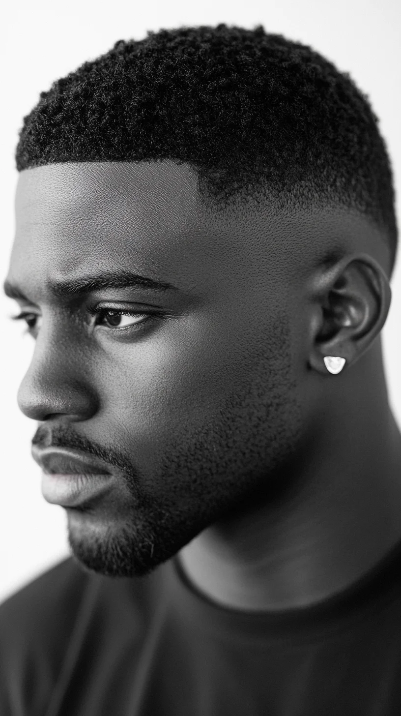 Elevate Your Look with a Sharp Fade and Crisp Curls