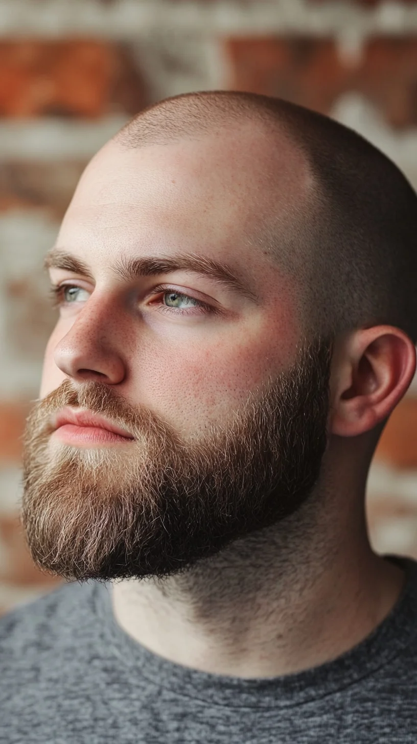 Elevate Your Look with a Sharp Fade and Full Beard Combo