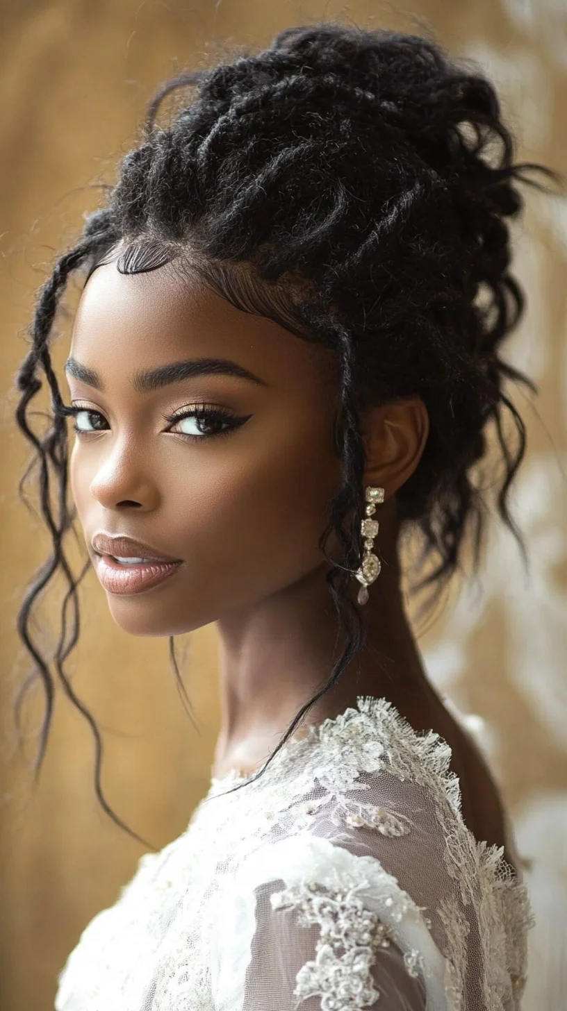 Elevate Your Look with Chic Updo: A Stunning Blend of Texture and Elegance