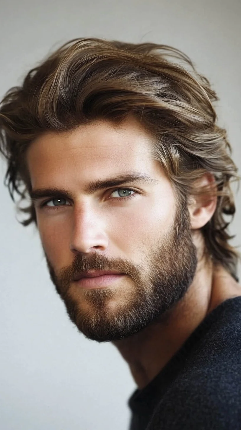 Elevate Your Look with the Bold and Rugged Full Beard Style