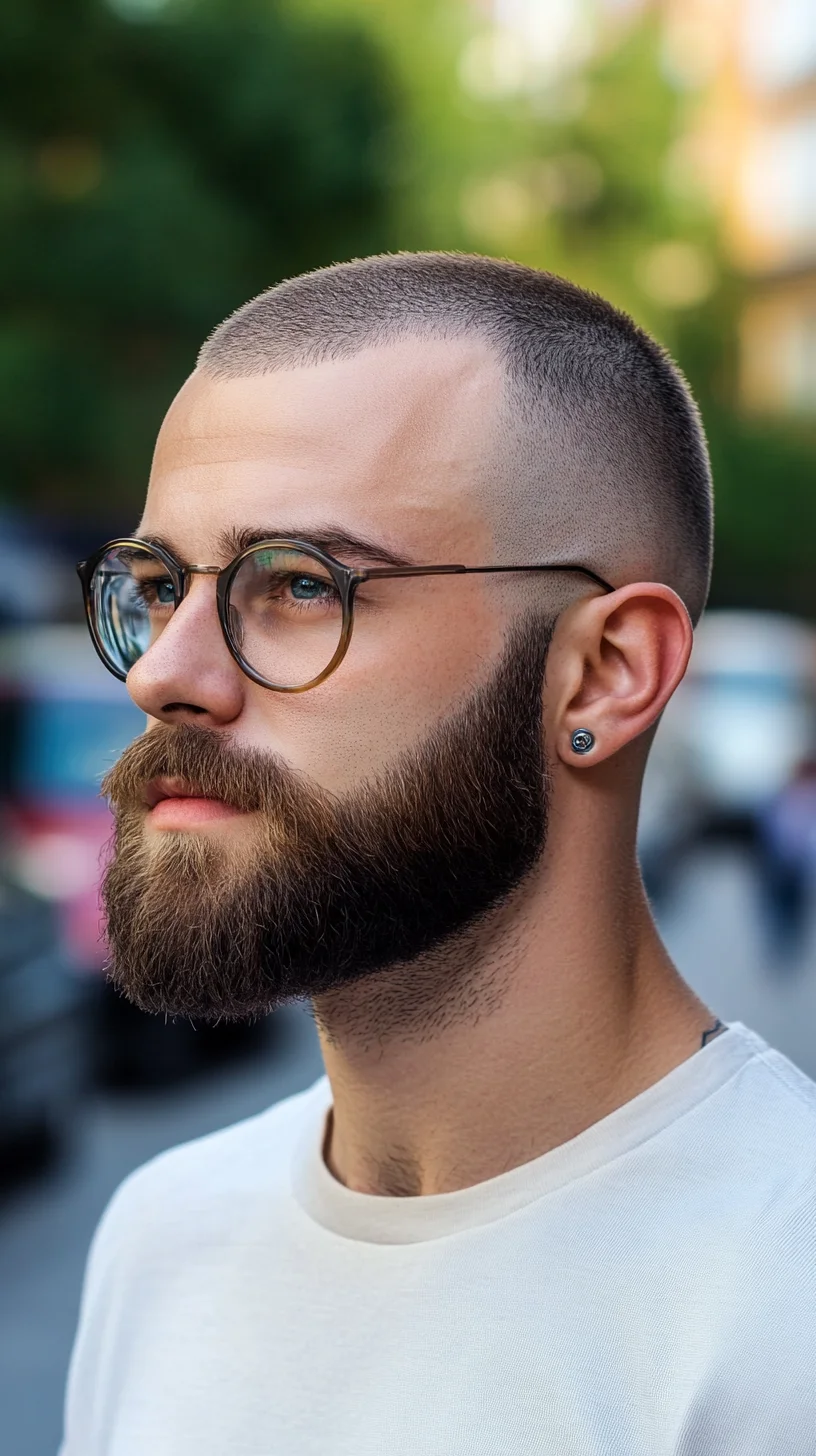 Elevate Your Look with the Timeless Blend of Sharp Cuts and Classic Beards