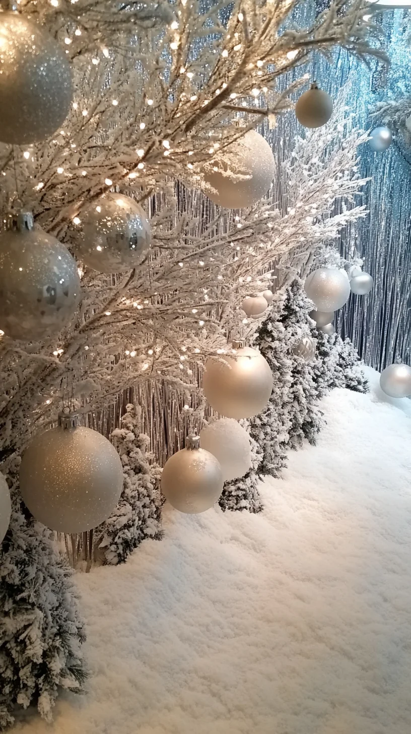 Elevate Your Space with a Winter Wonderland of Silver and White