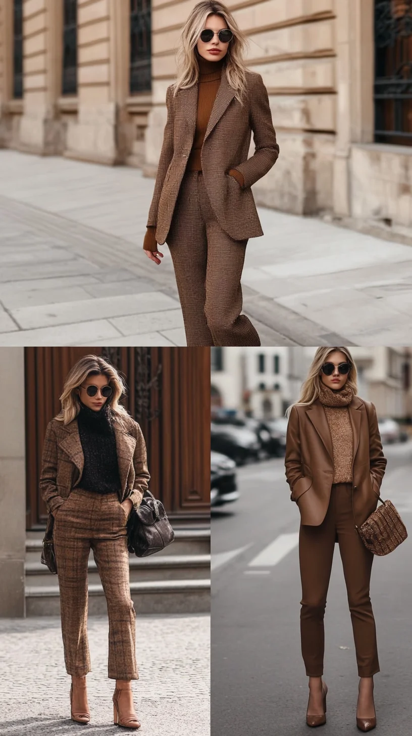 Elevate Your Wardrobe: The Chic All-Brown Ensemble for Effortless Elegance