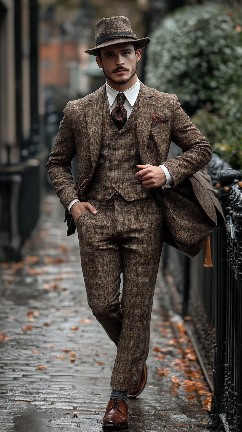 Elevate Your Wardrobe: The Timeless Charm of the Brown Tweed Suit
