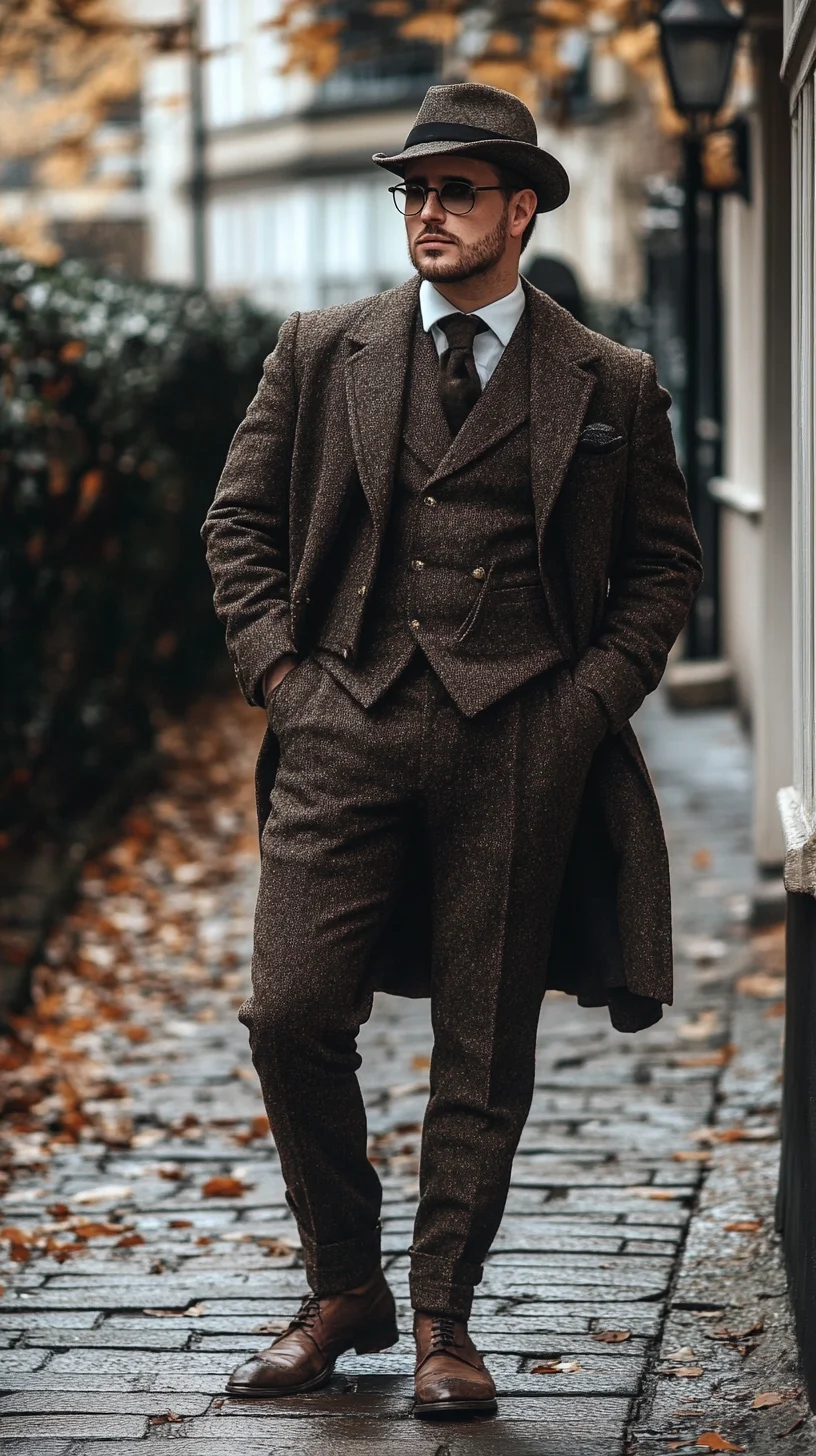 Elevate Your Wardrobe: The Timeless Elegance of Brown Tweed Suits