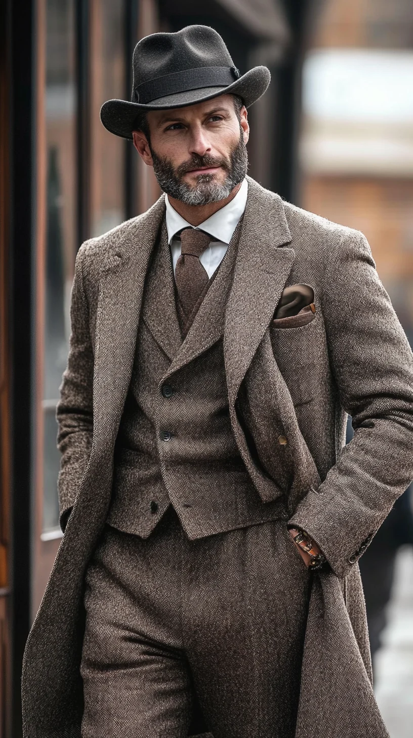Elevate Your Wardrobe: The Timeless Elegance of Tailored Brown Tweed