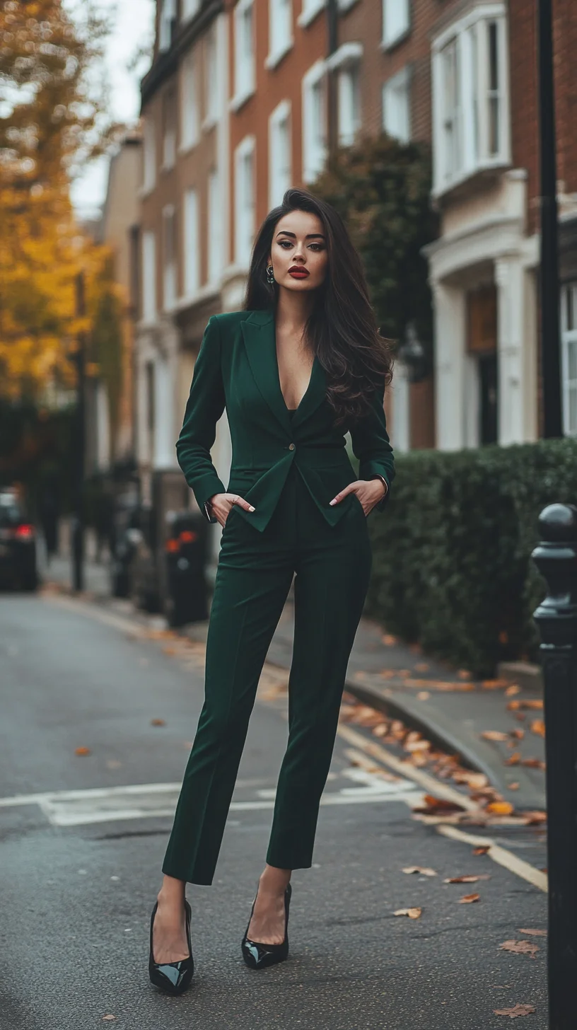 Elevate Your Wardrobe with Chic Emerald Green Power Suits