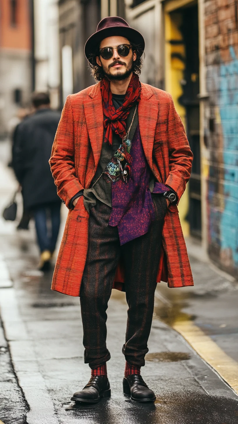 Elevate Your Wardrobe with Eclectic Layers and Bold Patterns