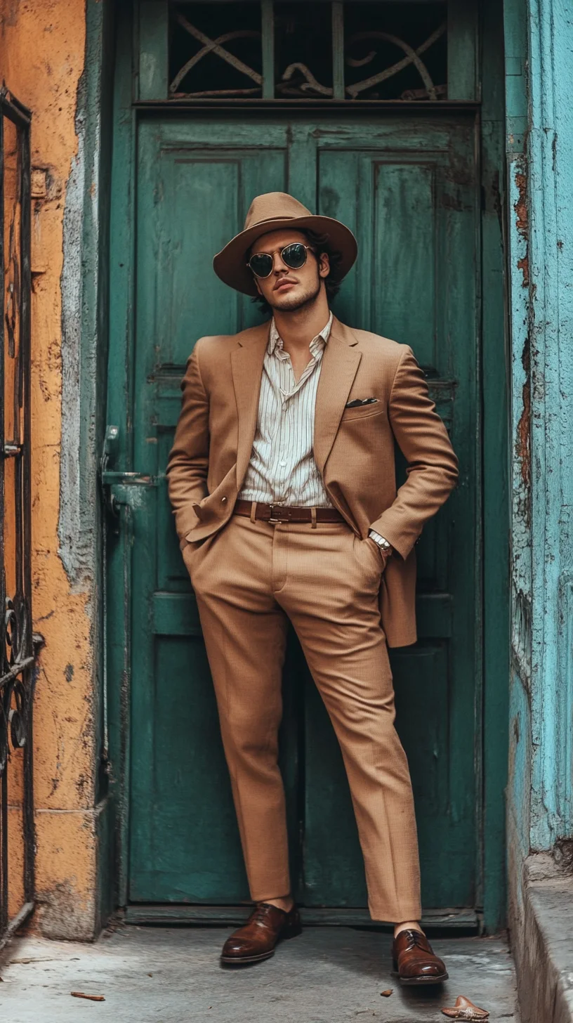 Elevate Your Wardrobe with Timeless Brown Suits and Accessories