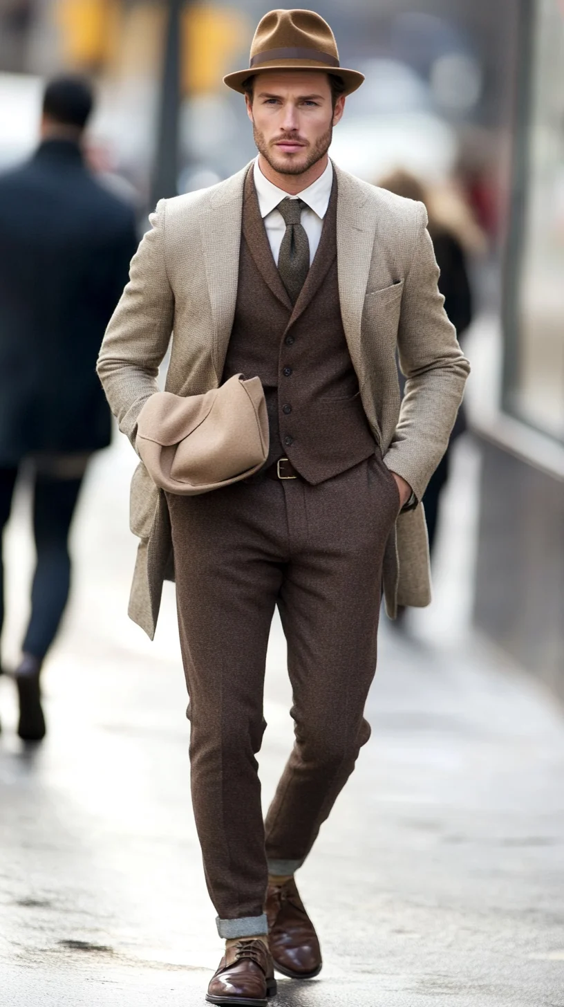 Elevate Your Wardrobe with Timeless Earthy Tones and Classic Tailoring