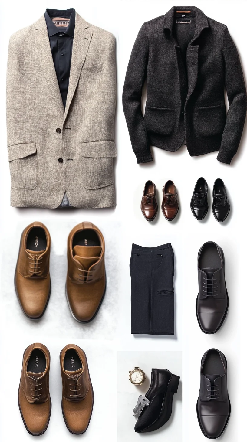 Elevate Your Wardrobe with Timeless Tailoring and Versatile Footwear