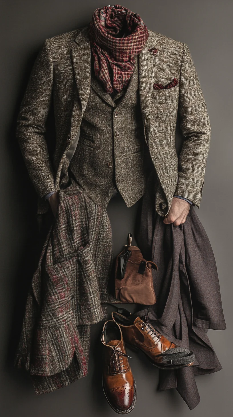 Elevate Your Wardrobe with Timeless Tweed Elegance and Layered Sophistication