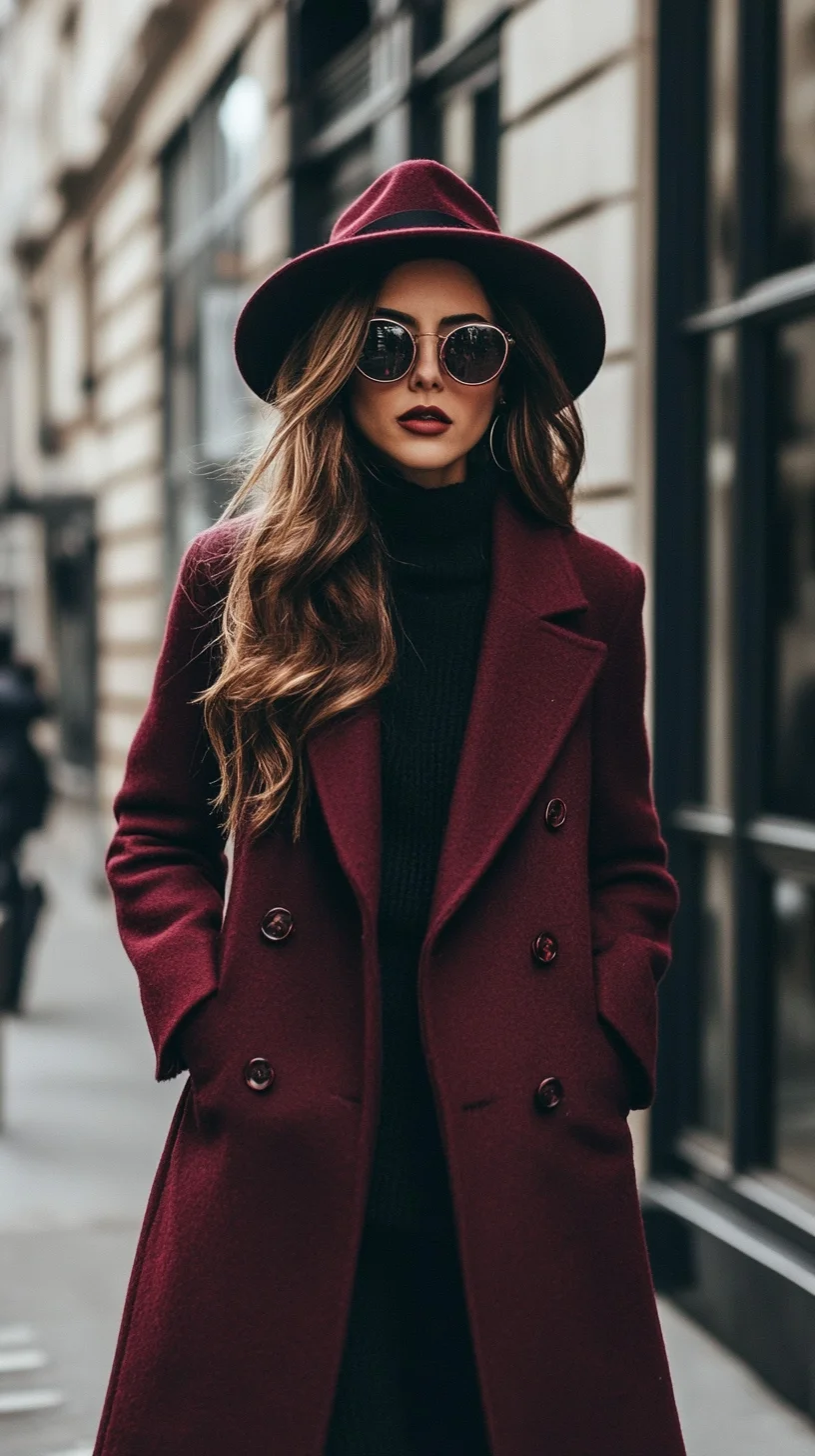 Elevate Your Winter Wardrobe: Chic Bordeaux Layers for Bold Statements