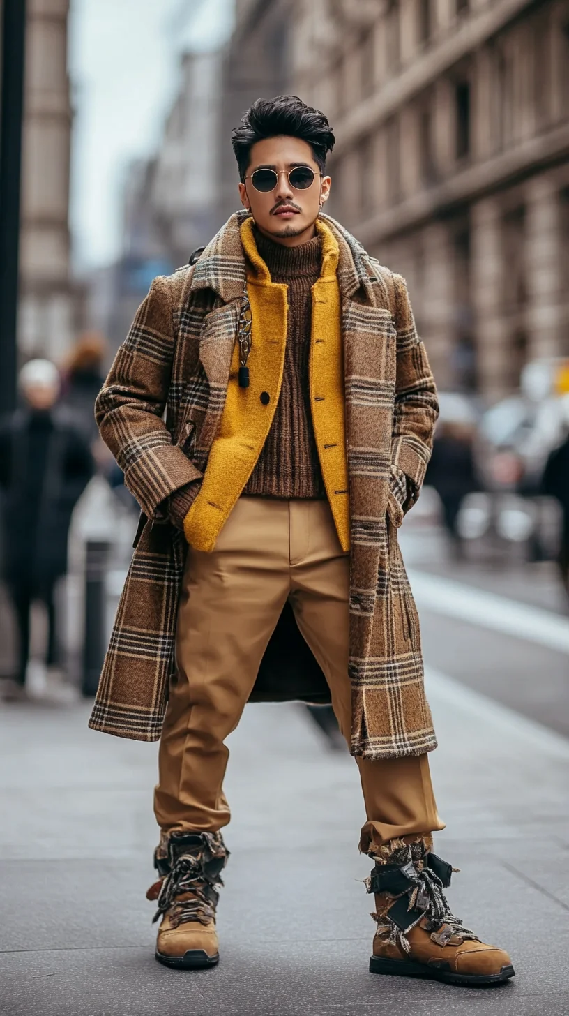 Elevate Your Winter Wardrobe with Layered Textures and Bold Colors