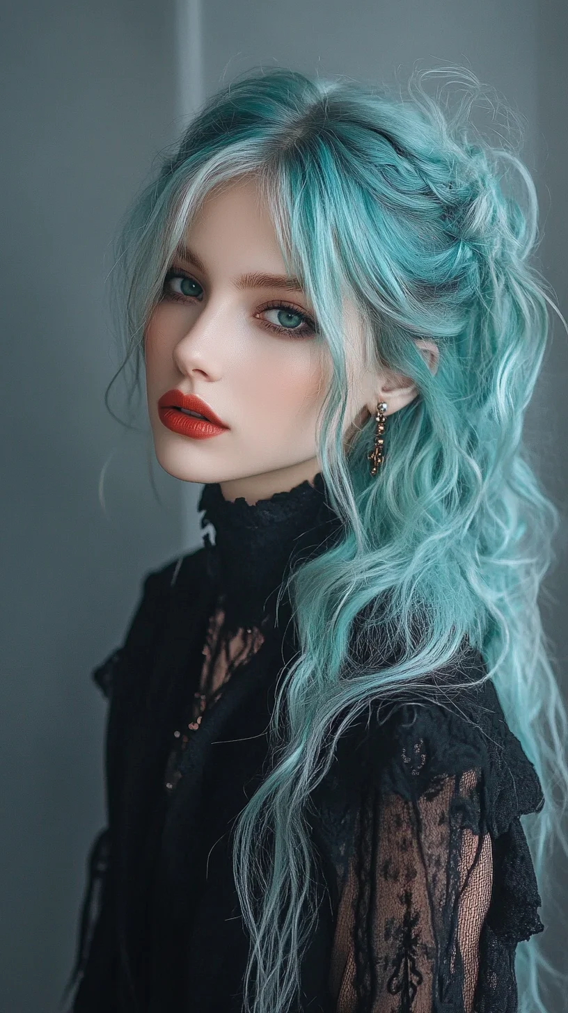 Embrace a Dreamy Aqua Wave: The Perfect Blend of Color and Texture