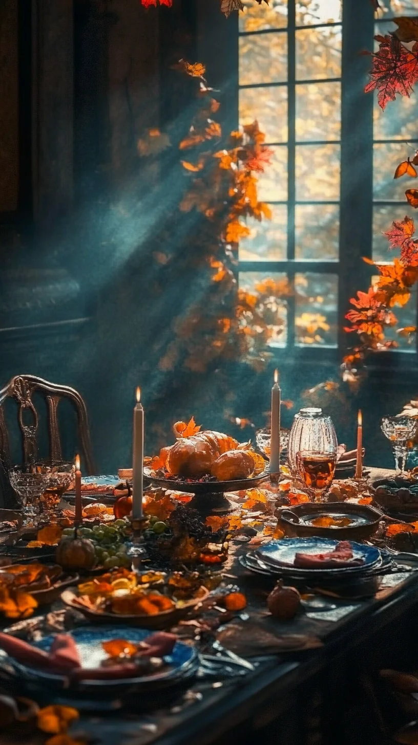 Embrace Autumn Elegance: A Cozy, Nature-Inspired Dining Experience