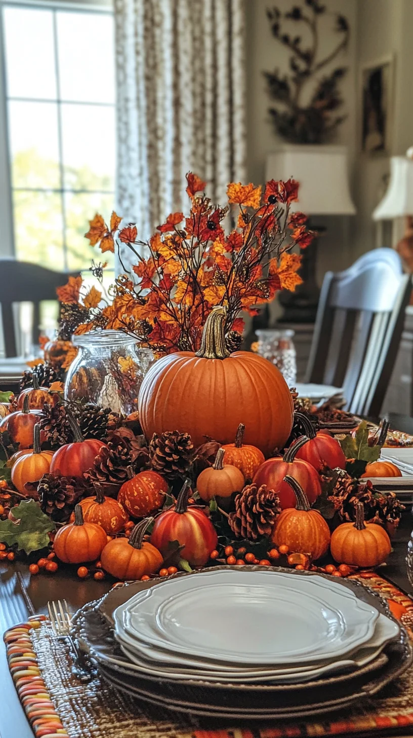 Embrace Autumn Elegance: A Festive Fall Table Setting