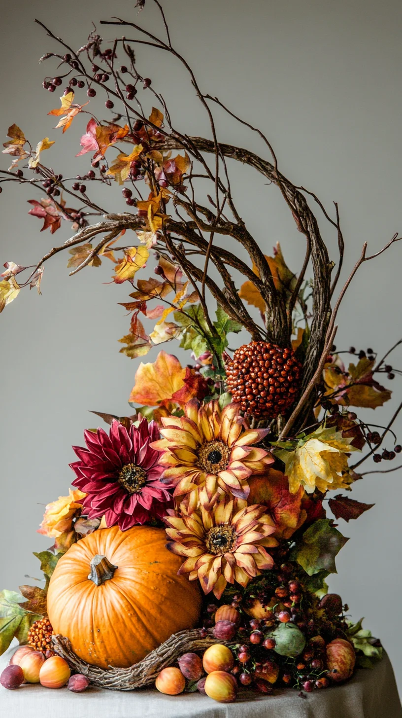 Embrace Autumn Elegance with Stunning Seasonal Centerpieces