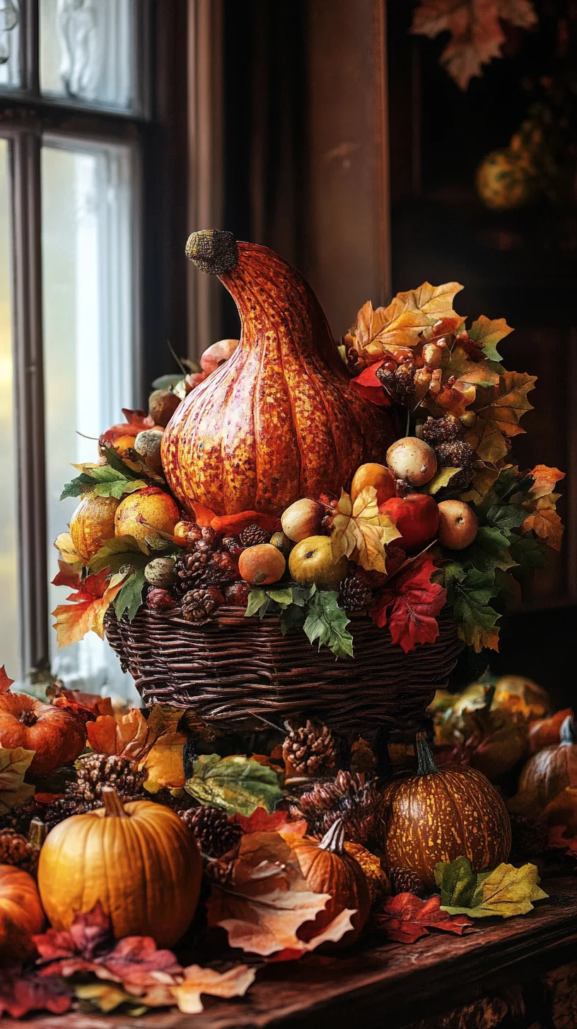 Embrace Autumn's Bounty: Rustic Elegance in Seasonal Decor