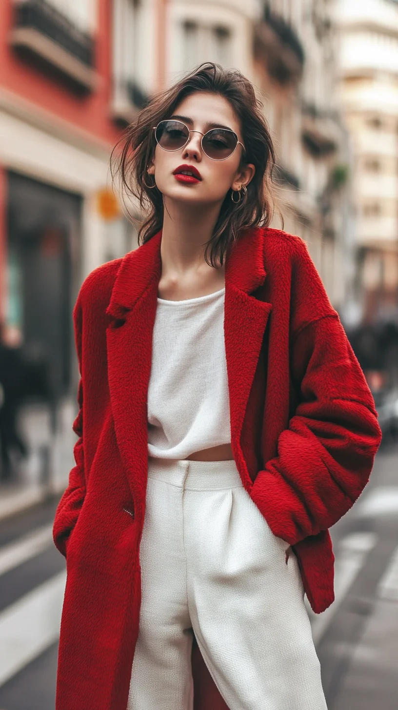 Embrace Bold Elegance: The Allure of Red Outerwear