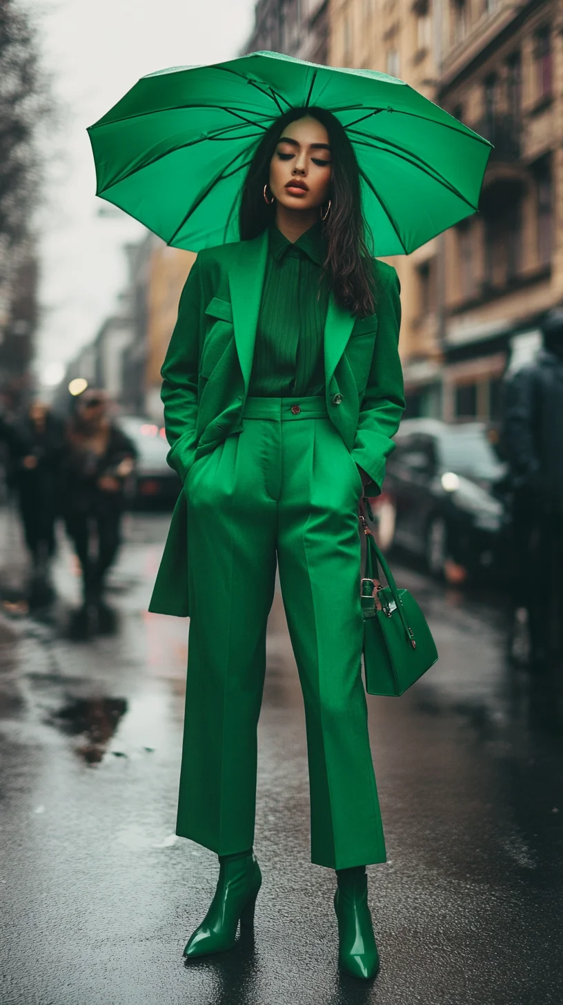 Embrace Bold Elegance: The Statement-Making Emerald Suit