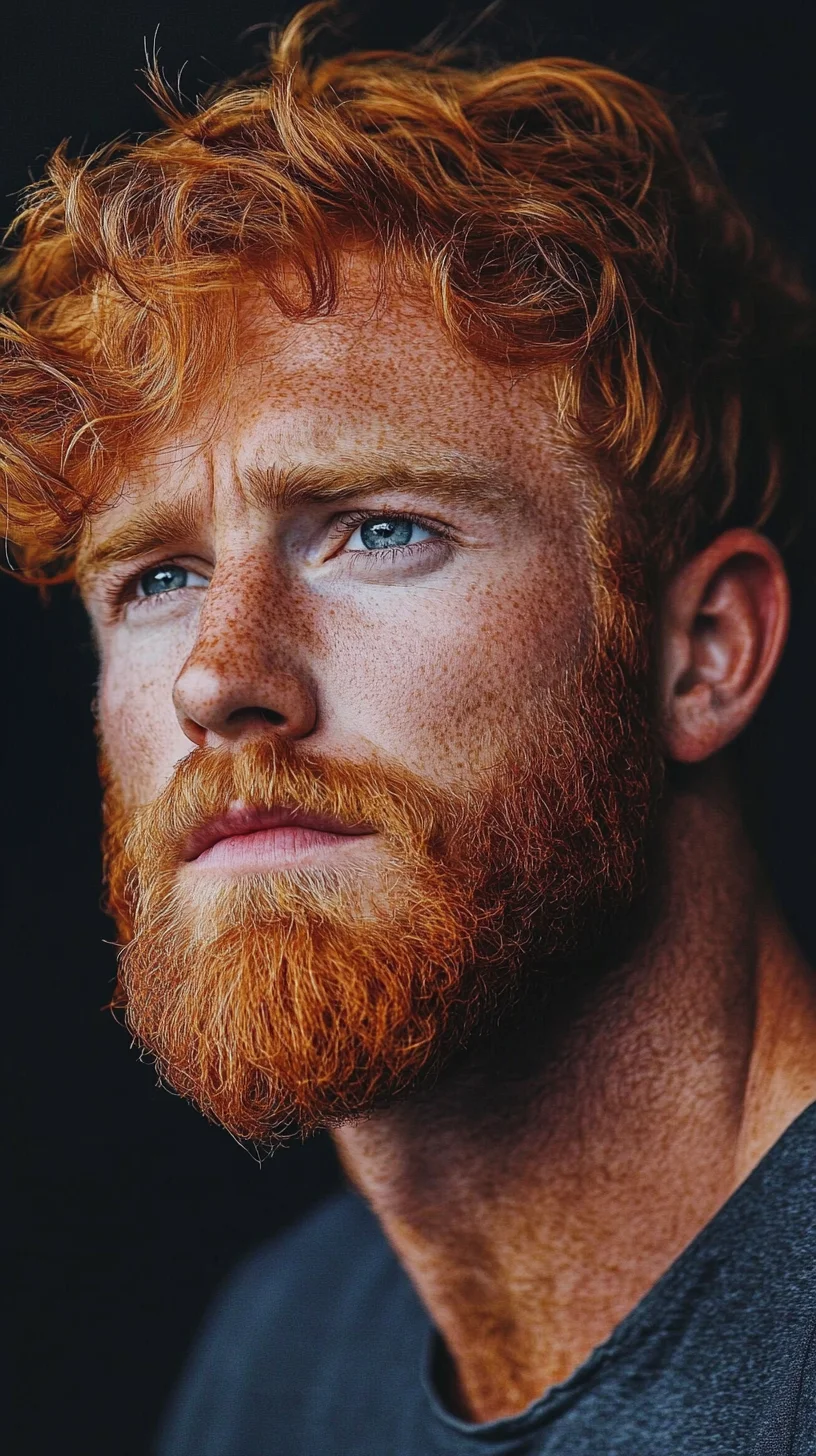 Embrace Boldness: The Full Ginger Beard for an Eye-Catching Look