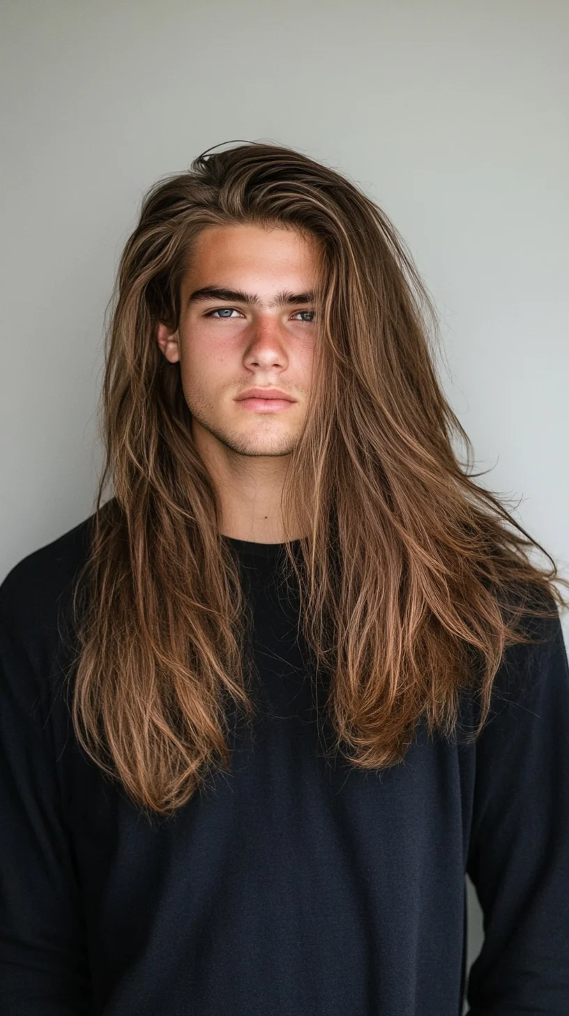 Embrace Effortless Cool with Long, Flowing Hair for a Stunning Look
