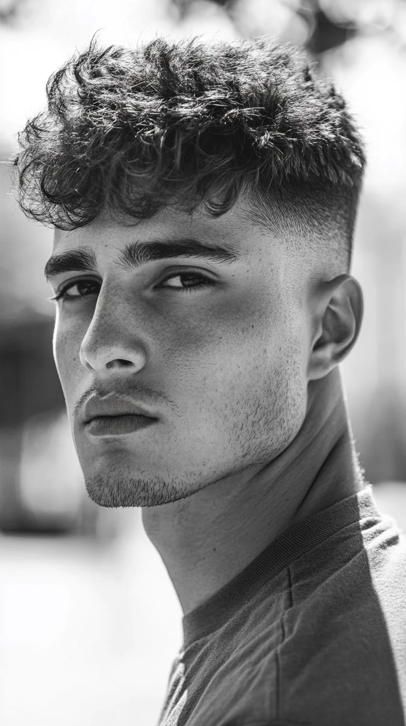Embrace Effortless Cool with the Textured Crop and Fade Haircut