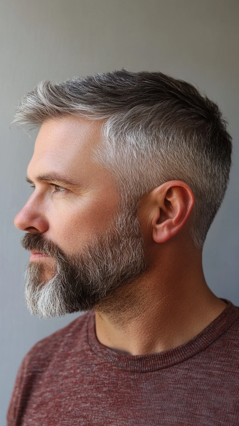 Embrace Effortless Elegance: The Modern Grey Fade for Distinguished Style