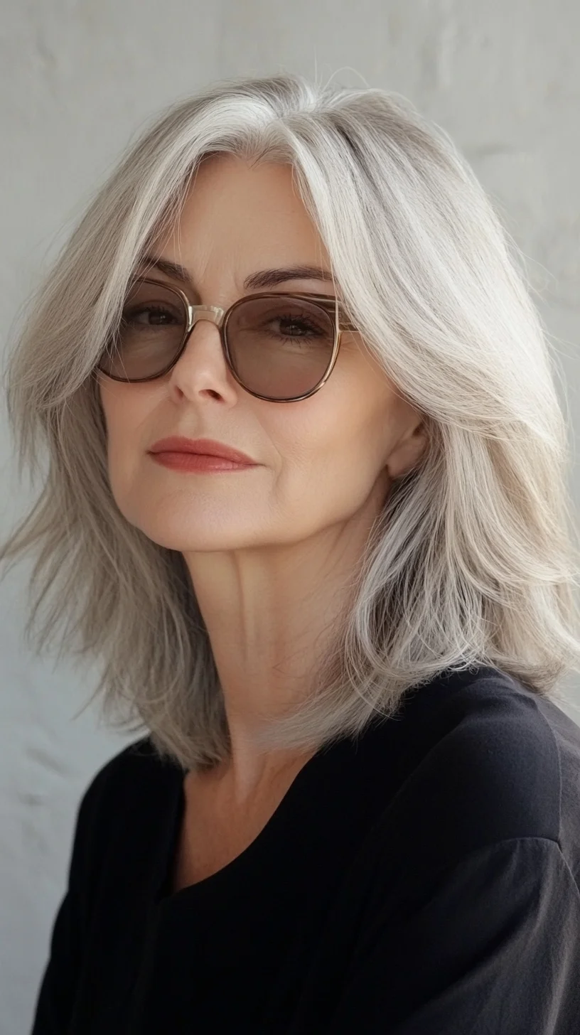 Embrace Effortless Elegance with Layered Silver Waves