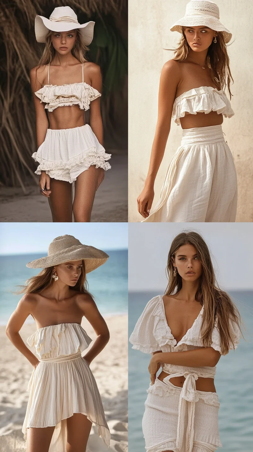 Embrace Effortless Elegance with Ruffled Beachwear for Summer Vibes