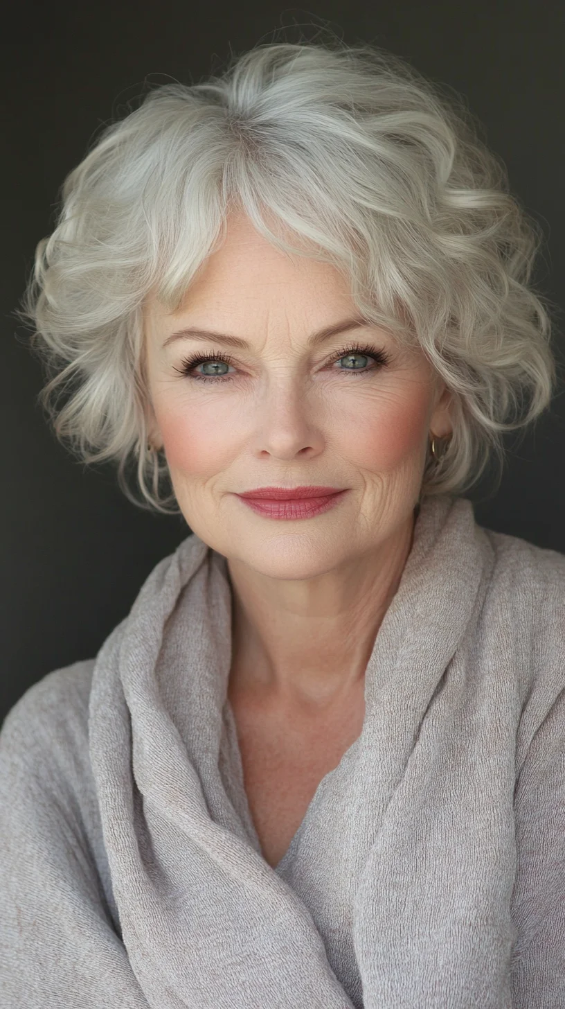 Embrace Effortless Elegance with Soft, Curly Layers for Timeless Beauty