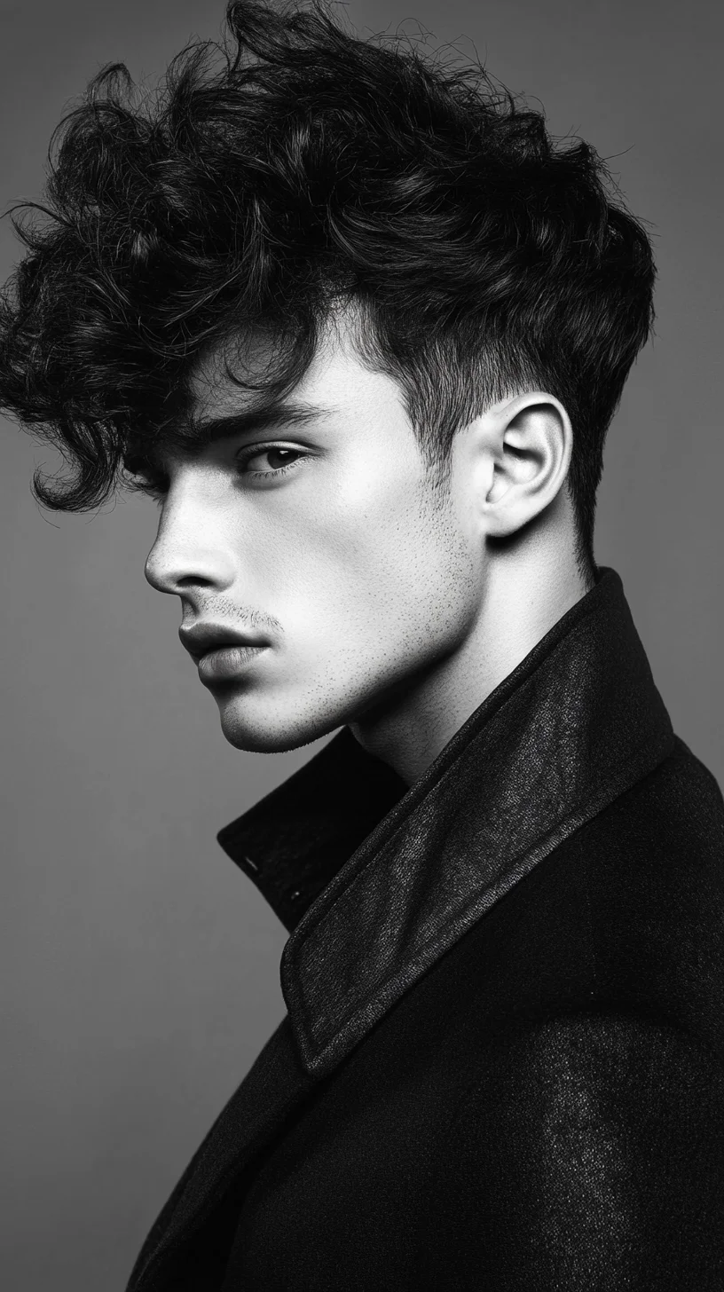 Embrace Effortless Elegance with Textured Curls and a Chiseled Silhouette
