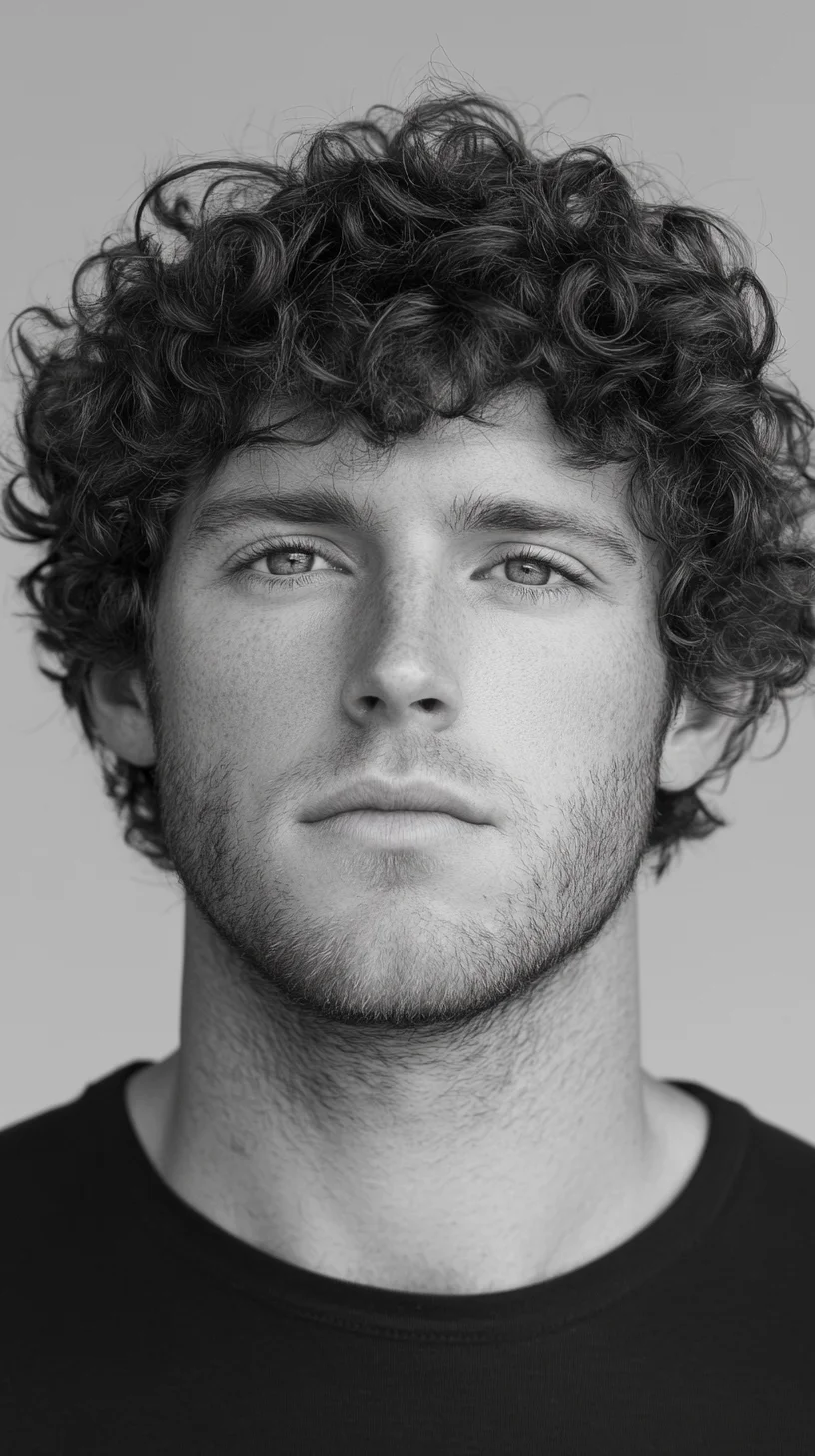 Embrace Effortless Style with Natural Curls and a Minimalist Vibe