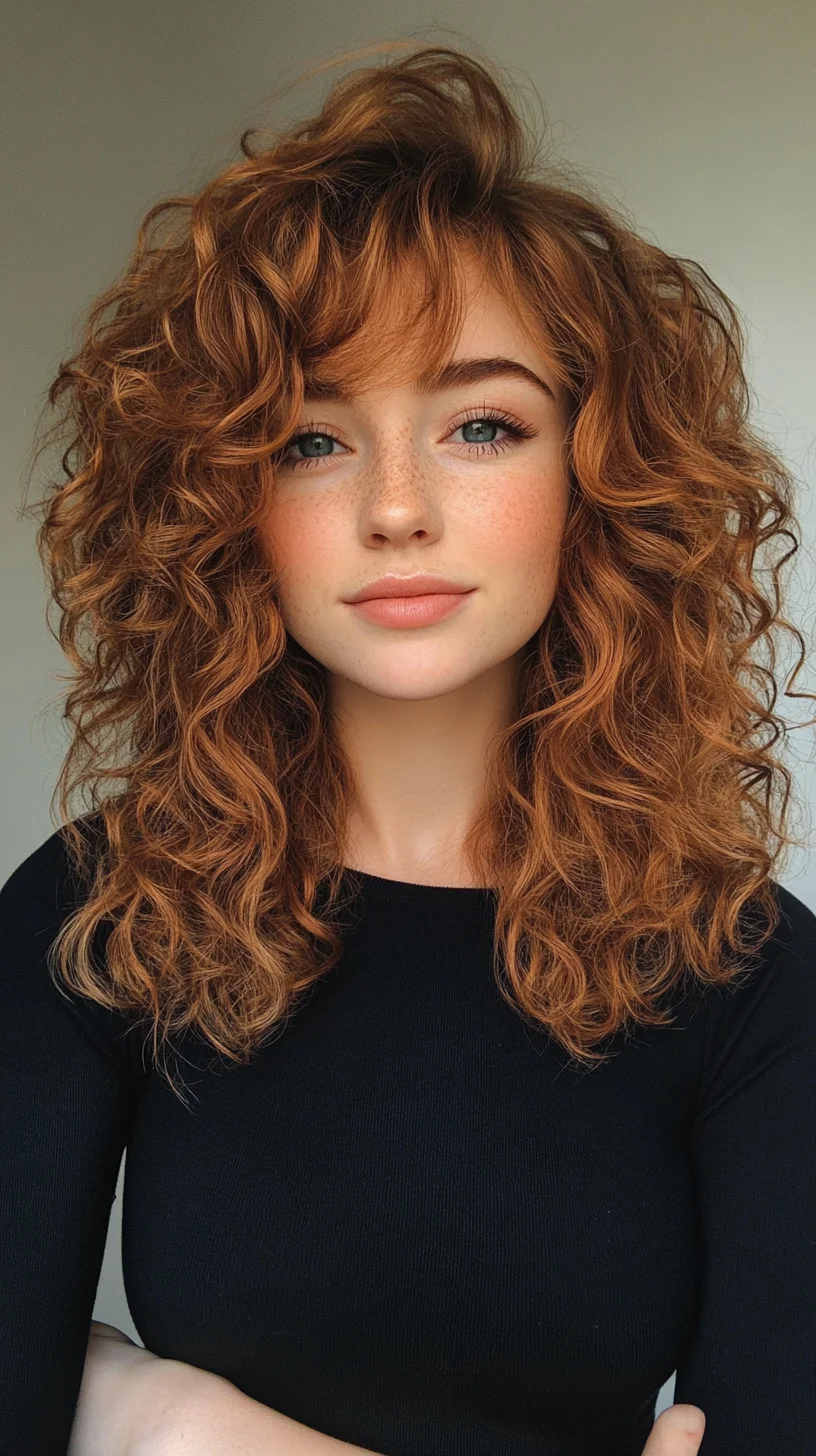 Embrace Effortless Volume: The Luscious Messy Curly Wonder
