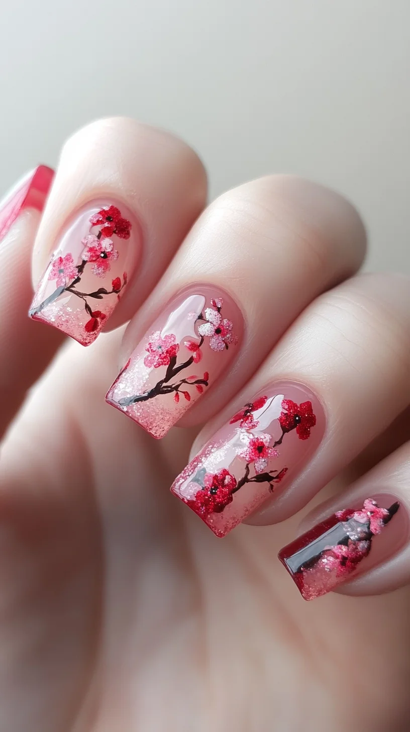 Embrace Elegance: Cherry Blossom Nail Art for a Fresh Spring Touch