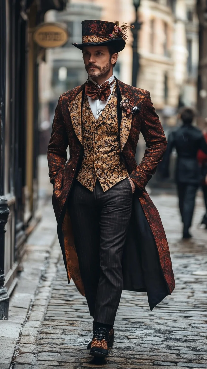 Embrace Elegance: The Dapper Man in Opulent Vintage Style