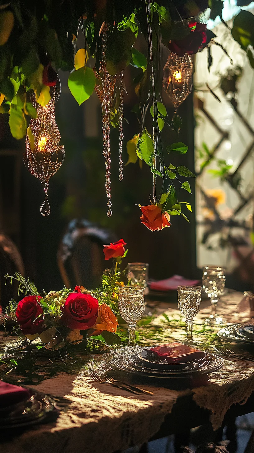 Embrace Elegance: Transform Your Dining Space with Floral Overhead Décor
