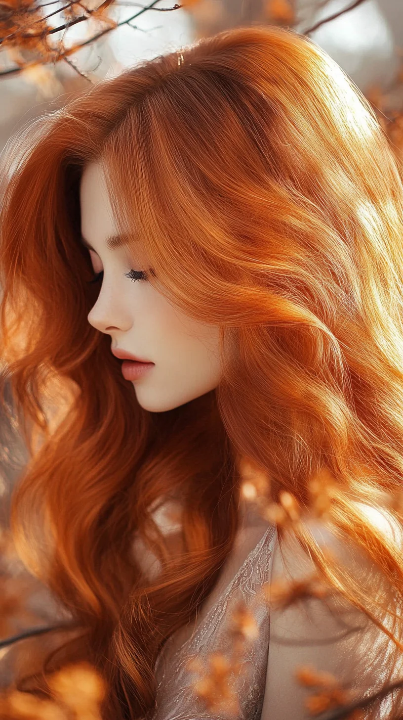 Embrace Fiery Waves: The Lush Red Mane That Turns Heads