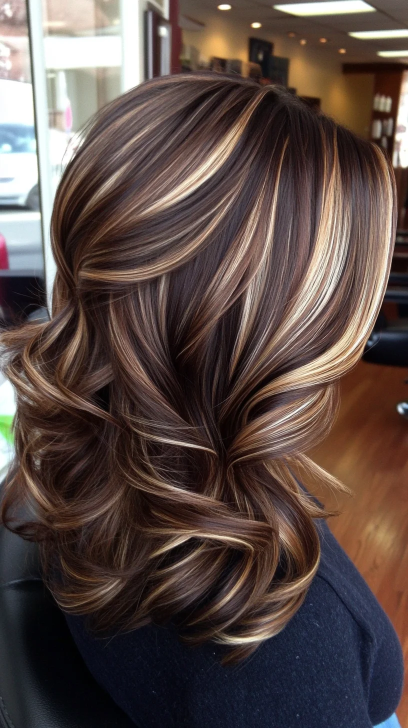 Embrace Glamour with Luscious Layers and Sun-Kissed Highlights