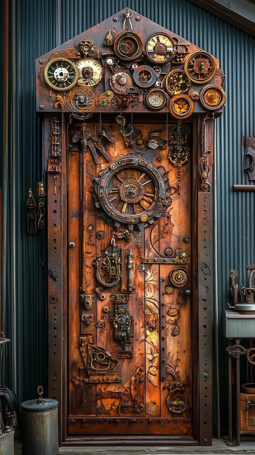 Embrace Industrial Chic: A Statement Door that Transforms Your Space