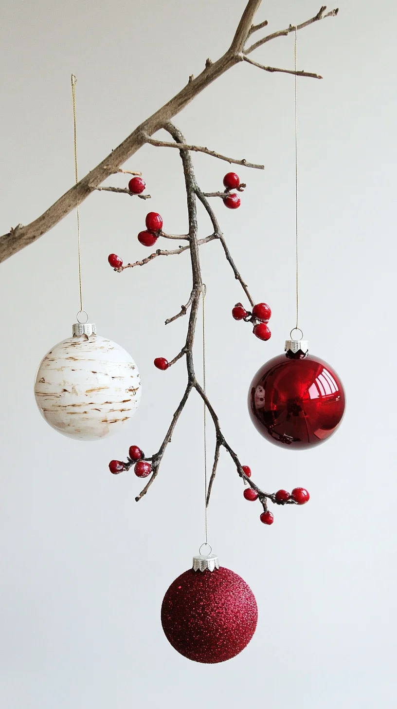 Embrace Minimalist Charm with Natural Elements for Festive Decor