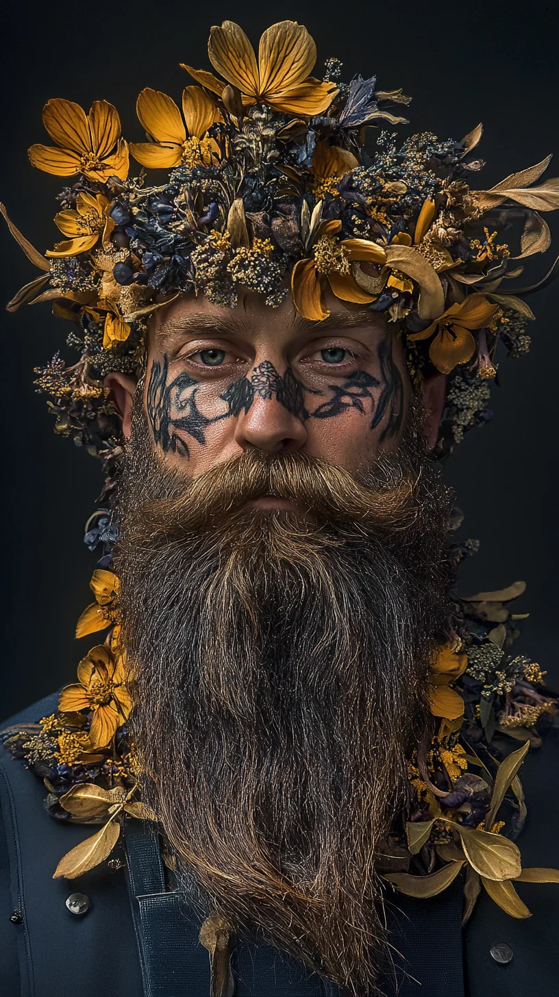 Embrace Nature: The Art of Floral-Infused Beard Styles