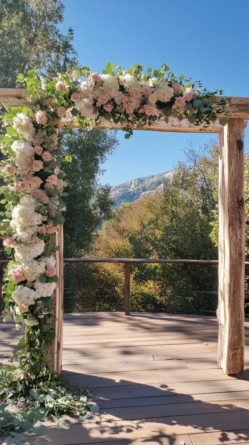 Embrace Nature’s Elegance: A Floral Archway for Timeless Charm