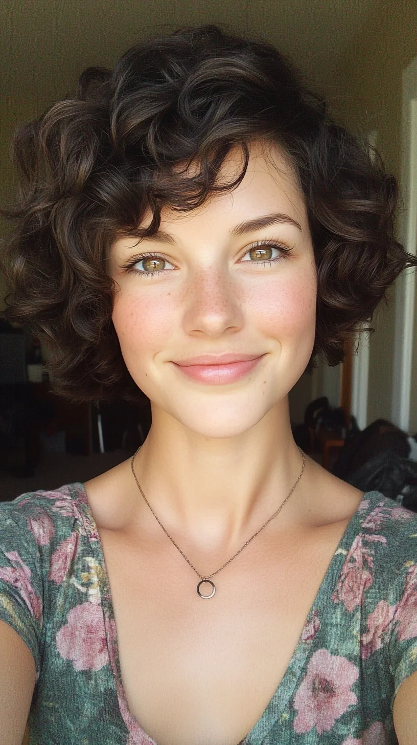Embrace Playful Elegance with Luscious Curly Bob Haircut