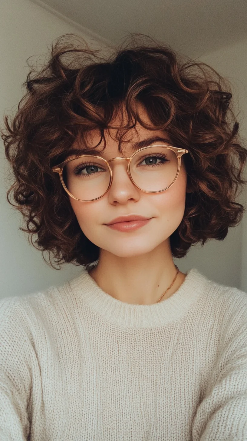 Embrace Playful Volume: The Effortless Curly Bob for Every Occasion